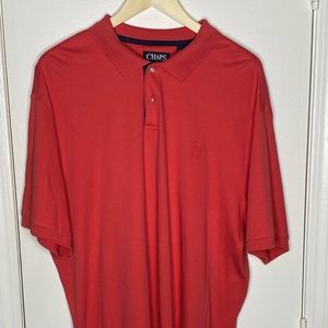Chaps polo- pinkish/red XXL
